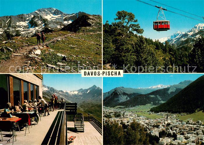 Seilbahn Cable-Car Telepherique Davos Pischa