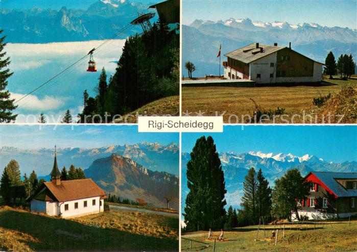 Seilbahn Cable-Car Telepherique Rigi Scheidegg Berghotel