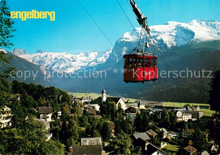 Seilbahn Cable-Car Telepherique Engelberg Zentralschweiz Seilbahn Brunni