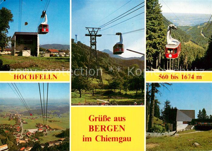 Seilbahn Cable-Car Telepherique Hochfelln Bergen im Chiemgau Bayerische Alpen