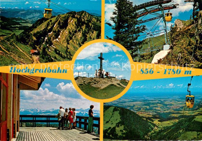 Seilbahn Cable-Car Telepherique Hochgratbahn Oberstaufen Steibis Allgaeu