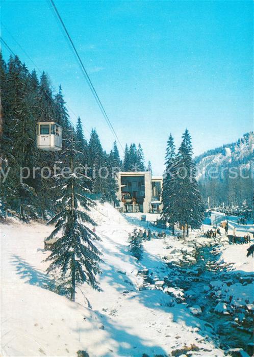 Seilbahn Cable-Car Telepherique Tatry Zachodnie