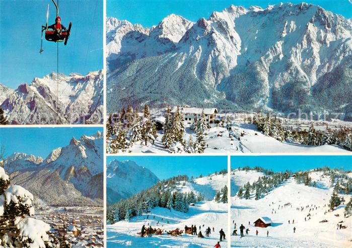 Sessellift Chairlift Telesiege Kranzberg Mittenwald Oberbayern