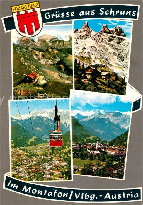 Seilbahn Cable-Car Telepherique Schruns im Montafon Vlbg. Austria