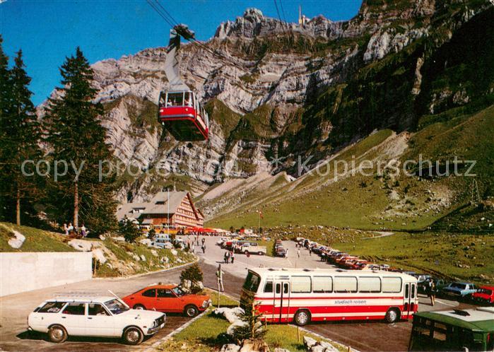 Seilbahn Cable-Car Telepherique Schwaegalp Saentis Schwebebahn
