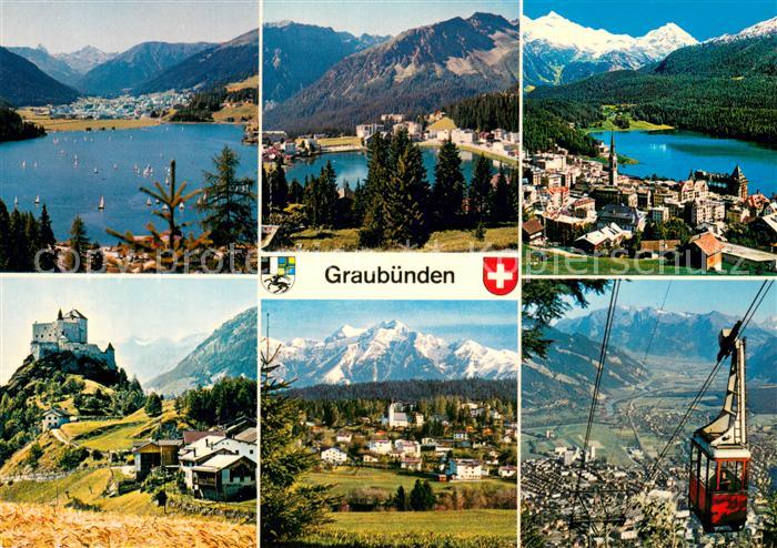 Seilbahn Cable-Car Telepherique Graubuenden Davos Arosa Chur