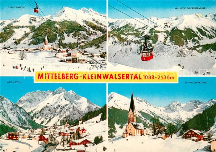 Seilbahn Cable-Car Telepherique Mittelberg Kleinwalsertal