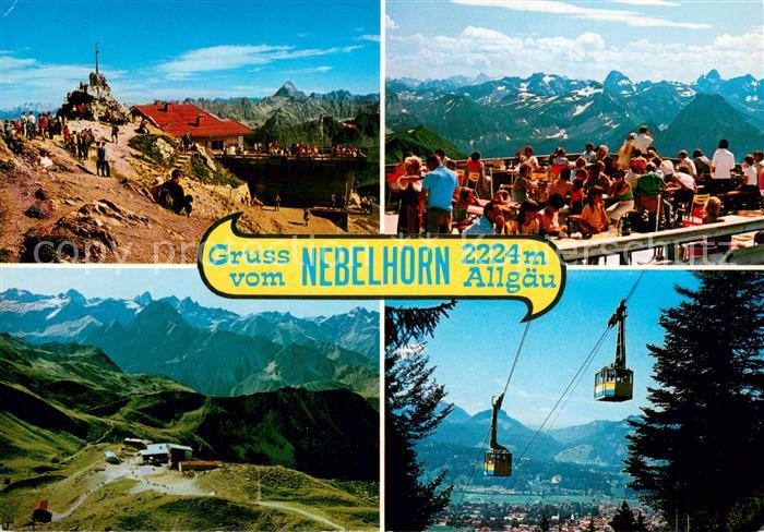 Seilbahn Cable-Car Telepherique Nebelhorn Allgaeu