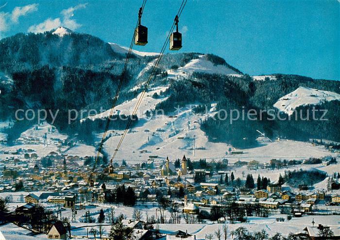 Seilbahn Cable-Car Telepherique Kitzbuehel mit Hahnenkamm