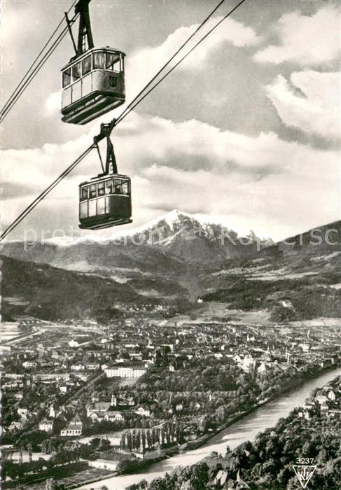 Seilbahn Cable-Car Telepherique Hungerburg Innsbrucker Nordkettenbahn