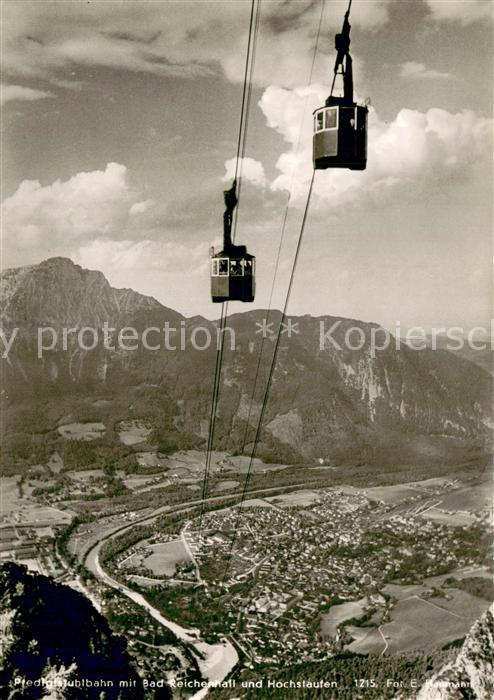 Seilbahn Cable-Car Telepherique Bad Reichenhall Hoehensonne Berghuette Predigtst