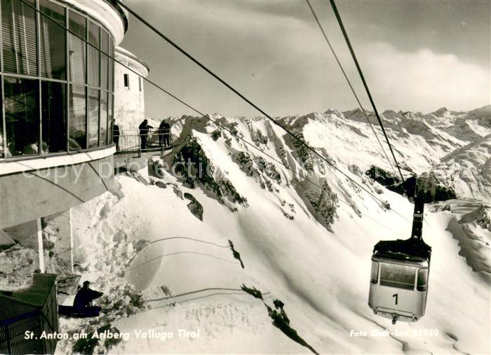 Seilbahn Cable-Car Telepherique St.Anton am Arlberg Valivga Tirol