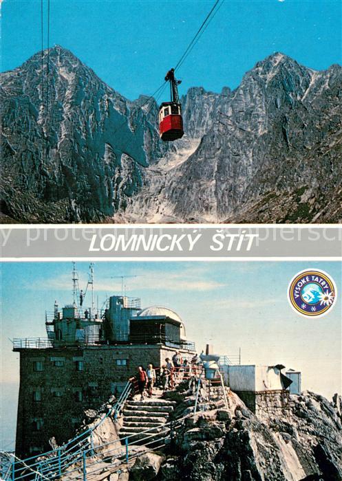 Seilbahn Cable-Car Telepherique Lomnicky Stit Vysoke Tatry