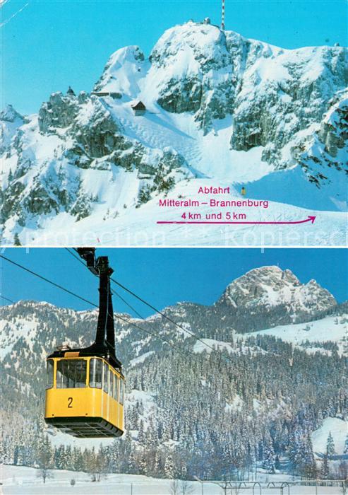 Seilbahn Cable-Car Telepherique Wendelstein Brannenburg Oaterhofen Sudelfeld