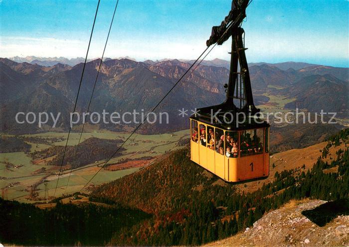 Seilbahn Cable-Car Telepherique Wendelstein Karwendelgebirge