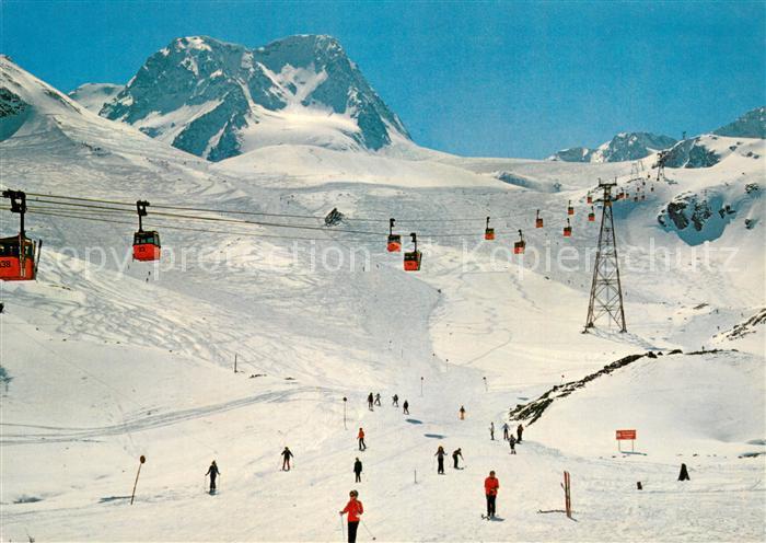 Seilbahn Cable-Car Telepherique Stubaier Gletscherbahn Fernau Eisgrat