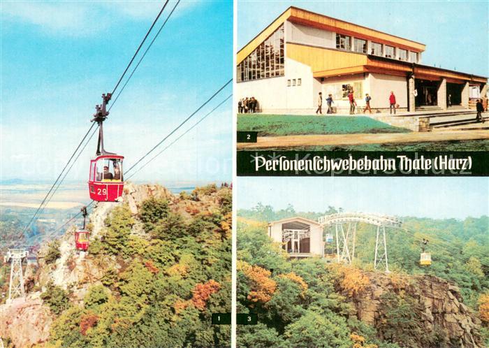 Seilbahn Cable-Car Telepherique Thale Harz Bergstazion