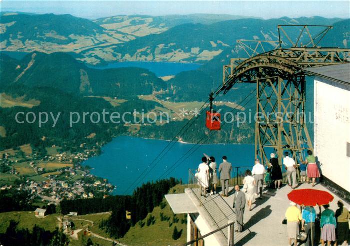 Seilbahn Cable-Car Telepherique St. Giloeden am Wolfgangsee Zwoelfhorn Mondsee