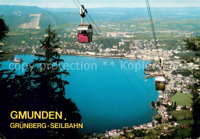 Seilbahn Cable-Car Telepherique Gmunden Gruenberg Seilbahn