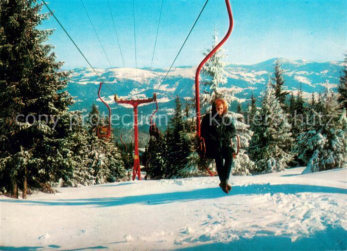 Sessellift Chairlift Telesiege Pamporovo Gipfel Sneshanka