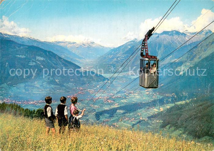 Seilbahn Cable-Car Telepherique Berggasthof Taser Schennau Bei Meran