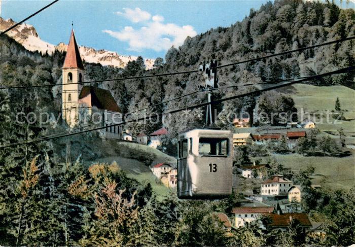 Seilbahn Cable-Car Telepherique Salzbergbahn Durrnberg bei Hallein