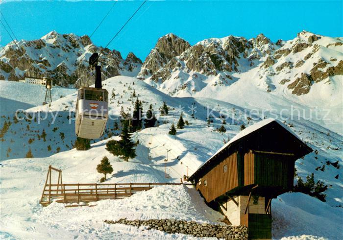 Seilbahn Cable-Car Telepherique Innsbrucker Nordkettenbahn Seegrube