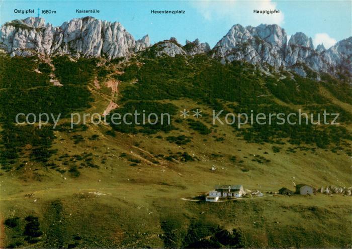 Kampenwand Chiemgau mit Steinlingalm Hauptgipfel