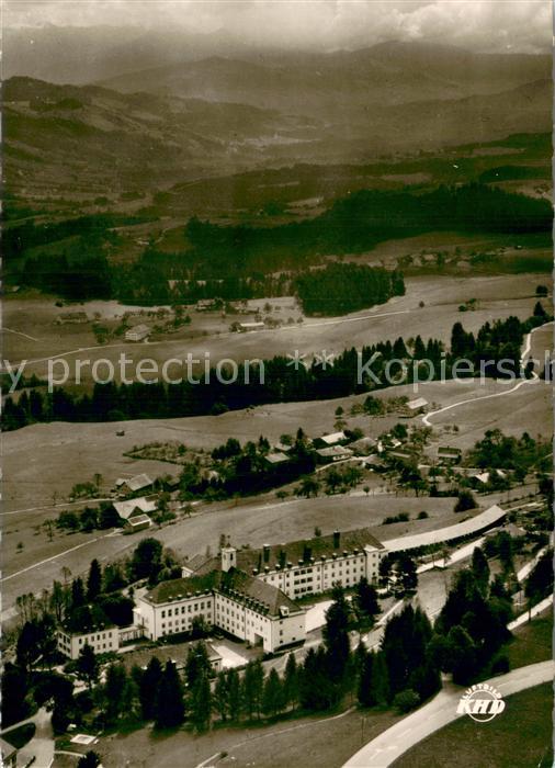 Lindenberg Allgaeu Sanatorium Lindenberg Ried Fliegeraufnahme
