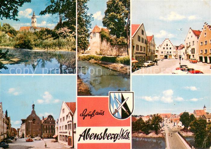 Abensberg Orts und Teilansichten Kirche Rathaus Markt