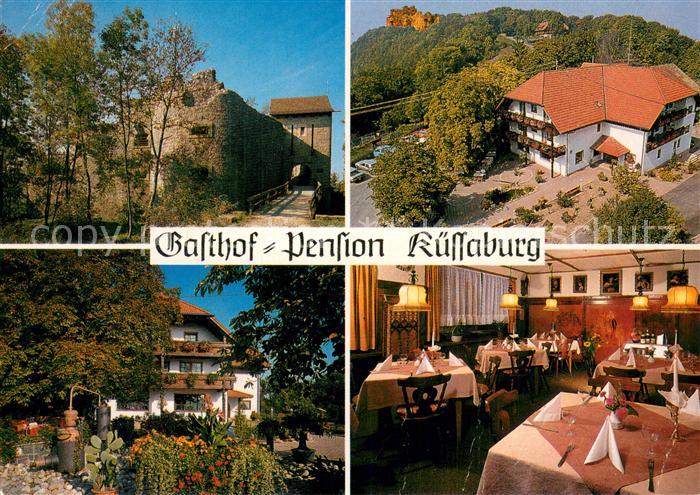 Bechtersbohl Gasthof Pension Kuessaburg Gastraum Garten Ruine