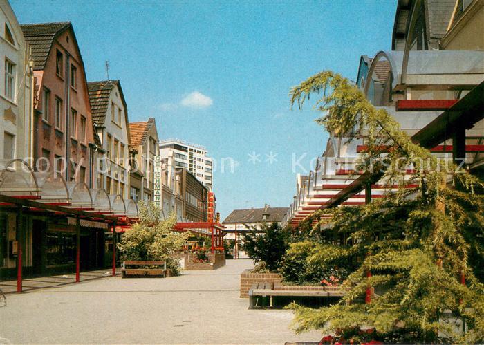 Marl Westfalen Fussgaengerzone Huels Unter den Arkaden