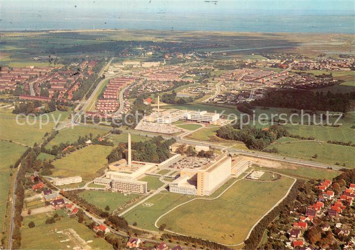 Wilhelmshaven  CITY Fliegeraufnahme Reinhard Nieter Krankenhaus Ingenieur Akade