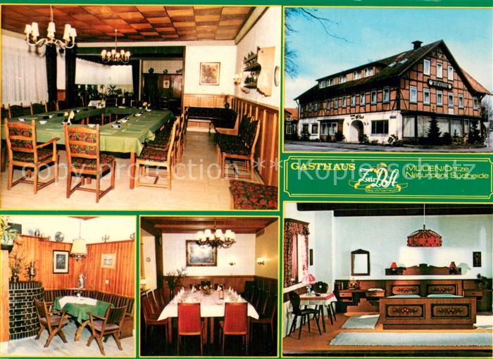 Mueden oertze Gasthaus zur Post Speiseraum Gaststube Zimmer