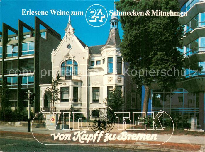 BREMEN  CITY Vinthek von Kapff zu Bremen