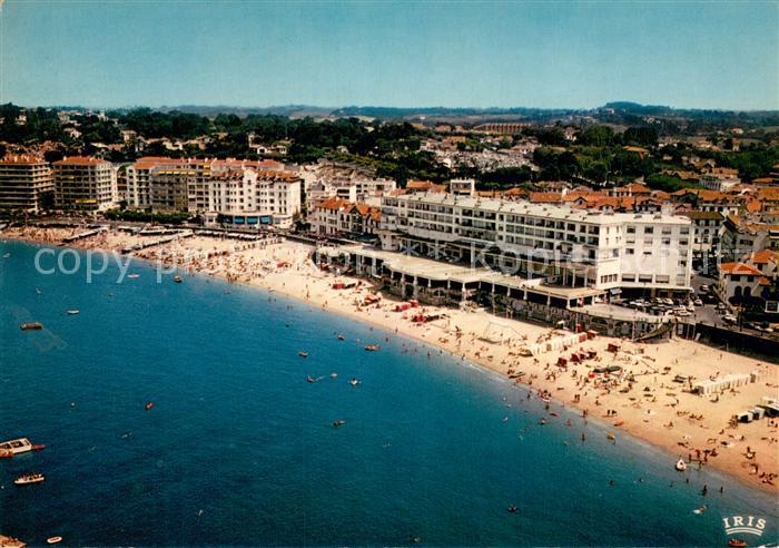 Saint-Jean-de-Luz La Plage et le Casino La Pergola Vue aerienne