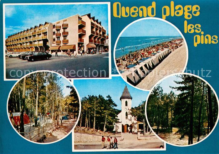 Quend Plage les Pins Hotel Strand Camping Kirche