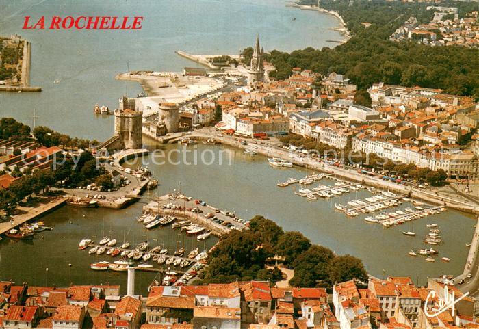 La Rochelle 17 Vue generale aerienne du port
