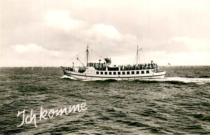 Borkum Nordseeheilbad Dampfer Westfalen