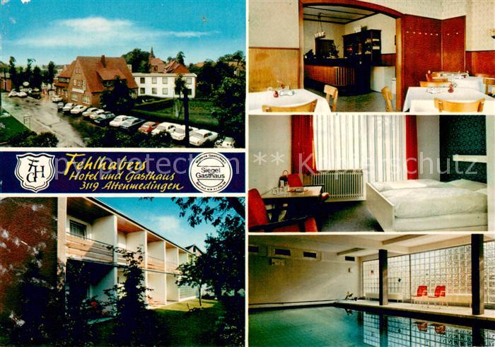 Altenmedingen Fehlhabers Hotel u. GAsthaus Innenansicht m. Hallenschwimmbad