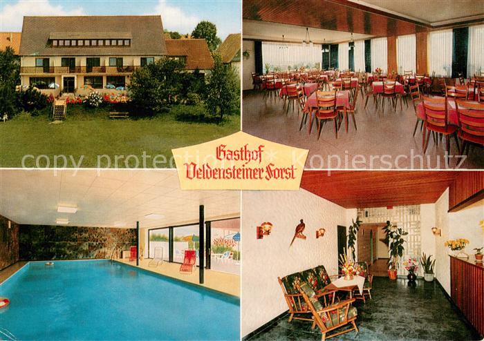 Bernheck Gasthof zum Veldensteiner Forst Hallenbad Liegewiese