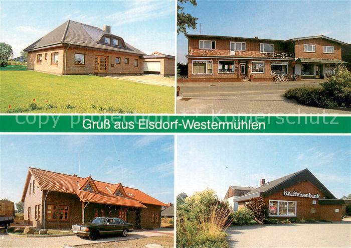 Elsdorf-Westermuehlen Teilansichten m. Raiffeisenbank