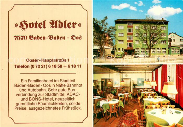 BADEN-BADEN BW Hotel Adler Anfahrt