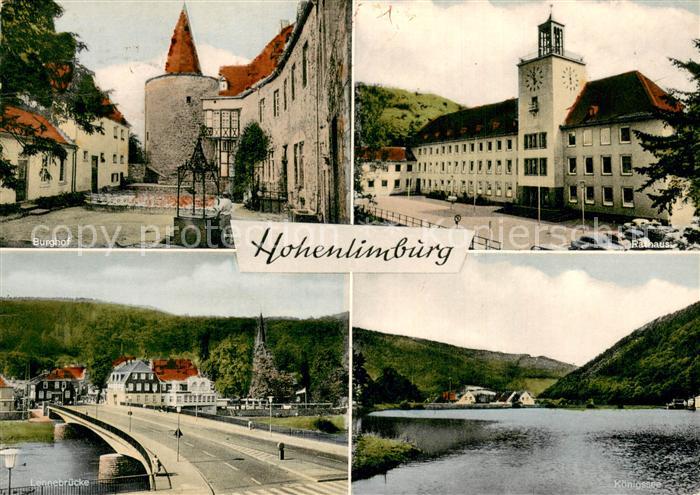 Hohenlimburg Burghof Lennebruecke Rathaus Koenigsee