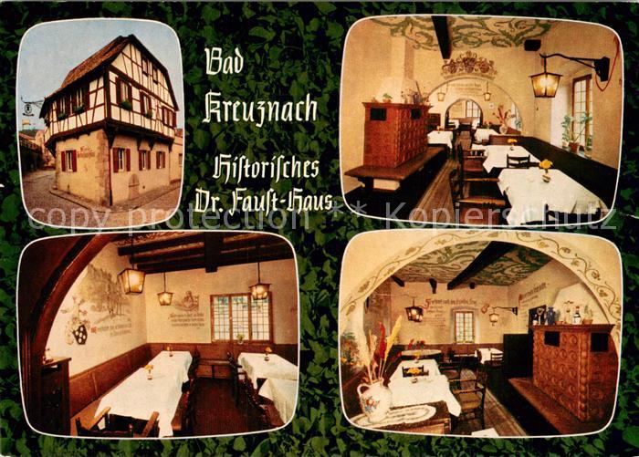 Bad Kreuznach Hist. Dr. Faust-Haus Teilansichten Fachwerkhaus