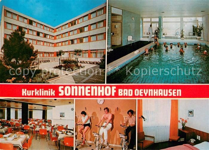 Bad Oeynhausen Kurklinik Sonnenhof Hallenbad Speisesaal