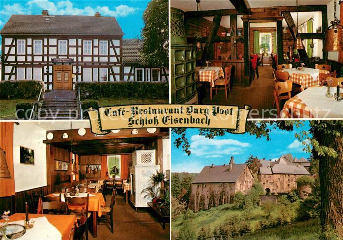 Lauterbach Hessen Restaurant-Cafe Burg-Post Schloss Eisenach