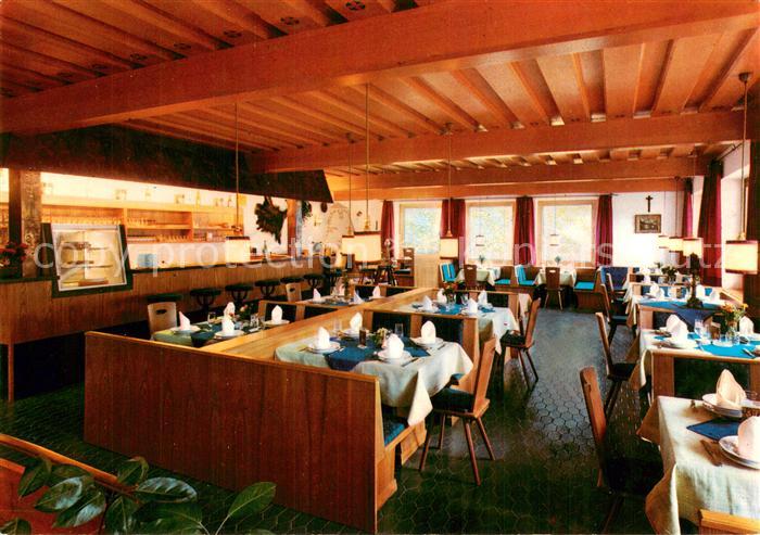 Oberau  Berchtesgaden Cafe-Pension Priesterstein Innenansicht Stube