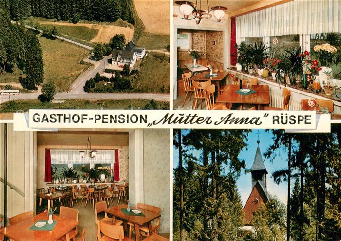 Kirchhundem Fliegeraufnahme Gasthof-Pension Mutter Anna