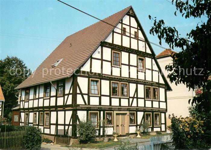 Oberweser Hessen Pension Haus Herwig Aussenansicht Fachwerkhaus